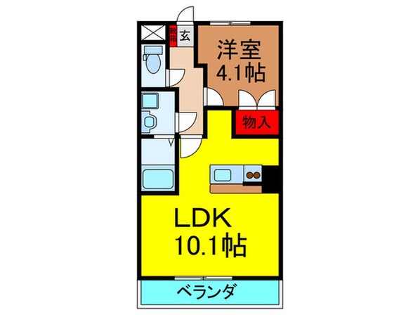 プランド－ルの物件間取画像